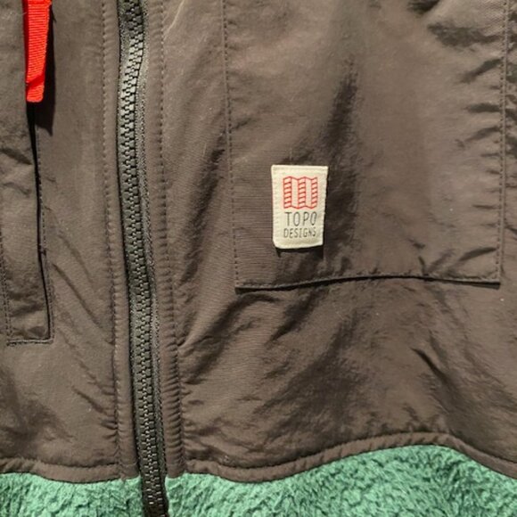 Topo Designs Subalpine Fleece - Women's Forest / Black / Large - Picture 4 of 5